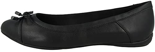 Geox Women's D Charlene C Ballerina, Black, 4 UK