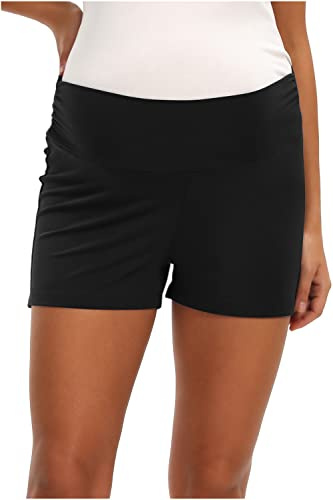 JMITHA Legging Court Grossesse Maternité, Pantalons Short Femme Maternité Vêtements Grossesse et maternité Short Coton sans Couture Confortable pour L'été