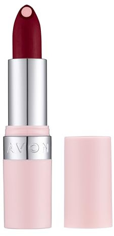 AVON Barra de Labios Hydramatic Matte - Tono Garnet - Pintalabios con Núcleo de Ácido Hialurónico Hidratante - Mate Confortable - Favorece Hidratación - +SPF10 - Color Granate