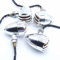 Riloer 4pcs 12V Universal Motorcycle LED Turn Signal Lights, Waterproof Super Bright Bullet-Shaped Retro Motorbike Turn Signal Lamps Indicators