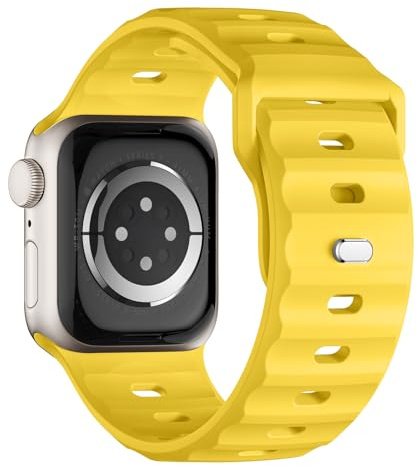 Sportarmband kompatibelt med Apple Watch Ultra 2 armband 49, 45, 44 och 42 mm, för män, silikon, vattentätt band för Apple Watch 9, 8, SE, 7, 6, 5, 4, 3 och Ultra