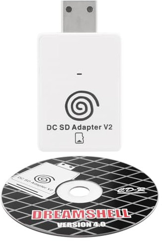 arlote Dc Sd Tf Card Adapter Reader V2 Voor for Dreamcast En Cd Met Dreamshell Boot Loader