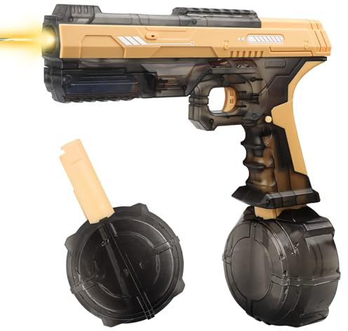 Elektrisk vattenpistol, automatisk vattenpistol stor mycket stark helautomatisk stänk, elektrisk vattenpistol för barn och vuxna för sommar, pool, fest, strand