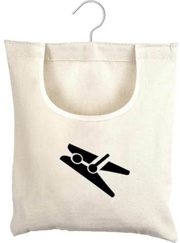 Wiywef Clothespin Storage Bag Hanging Washable Clothespin Pocket-can Large Capacity Hanging Bag for Bedroom Bathroom Storage Bag