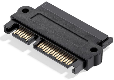 Zelphvt Adaptador SAS a SATA, SFF-8482 para Sata de 22 pines SAS a Satas convertidor Satas adaptador para uso de unidades de disco duro en placas base