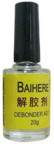 fatteryu 20ML Dissolvant pour Colle Dissolvant Nettoyage Outil à séchage Rapide pour adhésif instantané, super colles 502 et autres adhésifs cyanoacrylates