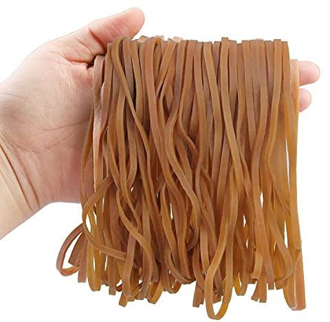 50 Pcs Large Elastic Bands, Large Rubber Elastic Bands, Strong Thick Elastic Rubber Bands Set for Home School Office Bank Supplies