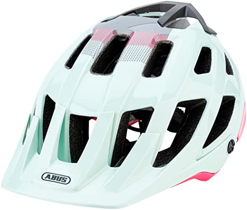 ABUS MTB-Helm Moventor 2.0 - komfortabler Fahrradhelm fürs Gelände - All-Mountain-Helm - für Damen und Herren - Mintgrün Matt, M