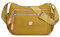 DIRRONA Umhängetasche Damen Casual Schultertasche Wasserdicht Damen Reise Arbeit Lässig Täglich Nylon Handtasche Multi Tasche Damen Messenger Bag Gold