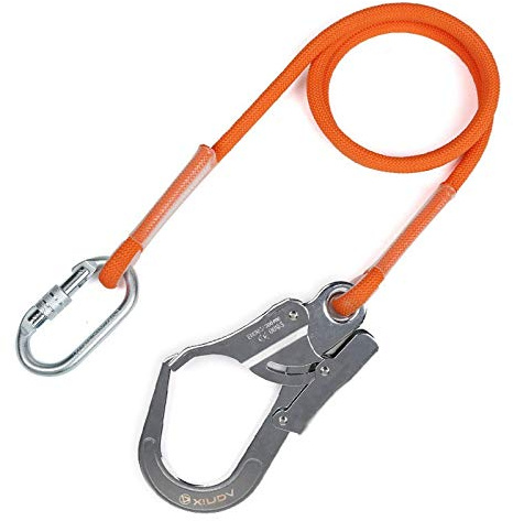 SwaYve Working at Height Safety Harness, Fall Protection Strap Rope Climbing Full Body Roof Safety Kit/Orange C/1.6M