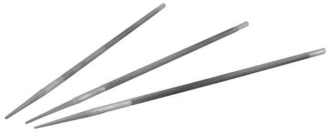 RASTKY Limes de Tronçonneuse, Affûteuse de Haute dureté, 3 Pièces, Lime de Scie à Chaîne Fang en Acier Rond pour Le Travail du Bois