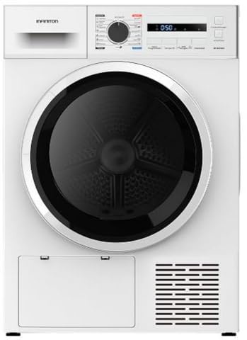 Secadora Bomba de Calor Infiniton SD-BC8EWN, 8 kg, 14 Programas, Easy Play, 85 cm de Altura, E, Función Antiarrugas (SD-BC8EWN || Blanco)