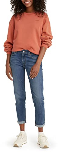 Levi's Jean Boyfriend Mid Rise pour Femme, Lapis Gem, 33W / 30L