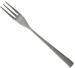 Tenedor japonés para tartas de frutas de acero inoxidable con diseño retro simple