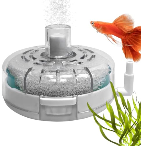 Filtro Mini para Acuario,Filtro Pequeño para Pecera | Reemplazo Purificación Oxigenación para Terrario Camarones Tortugas Agua Dulce Cría Estanque