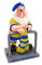 Eintracht Braunschweig Gartenzwerg Südkurve - Polyresin - 16 cm Grün