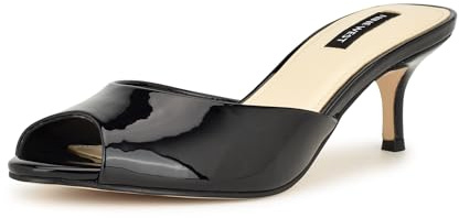 Nine West Women's Luvlie3 Heeled Sandal, Black 001, 7