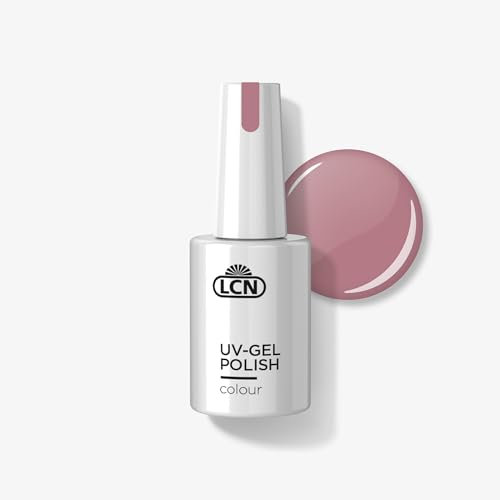 LCN UV-Nagellack Glimmer Lilac– Deckender und langanhaltender Shellac – Schonende Soak-off Ablösung – Vegan, tierversuchsfrei und HEMA-frei – 10 ml