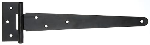 Alberts 829926 Kreuzgehänge | schwarzer Tauchlack | Band 294 x 46 mm | Scharnier 90 x 40 mm | 10er Set