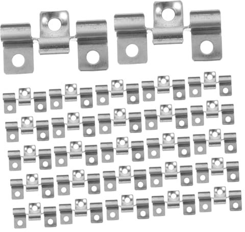 jojofuny 100pezzi Fasteners Inossidabile Per Decking Clip Per Installazione Facile e Spaziatori Per Decking Design Per Finitura
