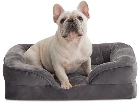 WAVVE Cama Perro Pequeño Cama Ortopedica para Perros Lavable Espuma Viscoelástica Desenfundable e Impermeable