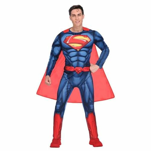 amscan 9906102 Offiziell lizenziertes Superman-Kostüm für Herren Größe Extra Groß