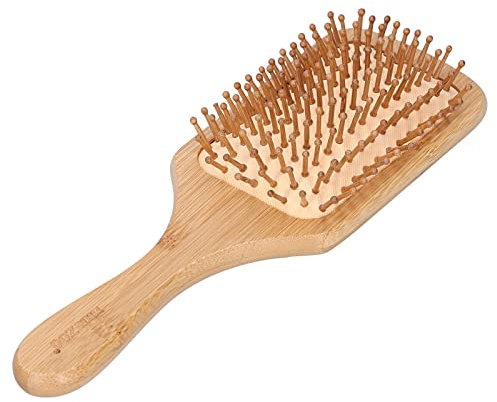 Brosse à Cheveux - Brosse à Cheveux en Bambou Peigne Brosse de Massage du Cuir Chevelu Brosse de Protection des Cheveux Brosse de Massage Peigne de Massage Brosse Nettoyante du Cuir Chevelu