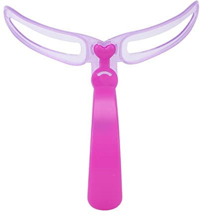 8 Pezzi Stencil Sopracciglia, Stencil per Sopracciglia Riutilizzabili con Manico e Cinturino, per Sopracciglia per Principianti