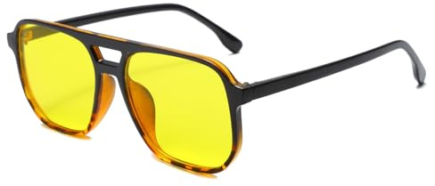 Long Keeper Lunettes de Soleil Homme Pilote Lunette de Soleil Pilote pour Homme Femme Lunettes Conduite Année 70 Classique Lunettes Pilote Vintage UV400, 51MM
