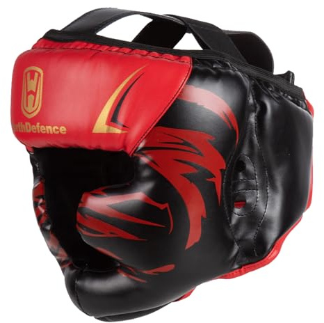 Enigmaire Casque de Boxe,Casque entraînement de Boxe,Casque de Protection de la tête de Boxe,Casque de Protection d'entraînement,Casque de Boxe pour Sparring,pour Muay Thai,Sparring,Arts Martiaux
