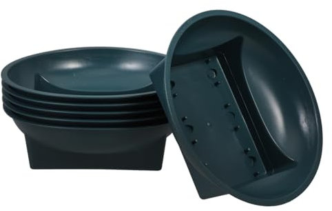 Milisten 6pièces Pots De Fleurs De Cimetière Ronds Jardinière pour Arrangements Floraux Extérieurs Et Commémorations Élégants Supports De Fleurs pour Jardins Et Mémoriaux