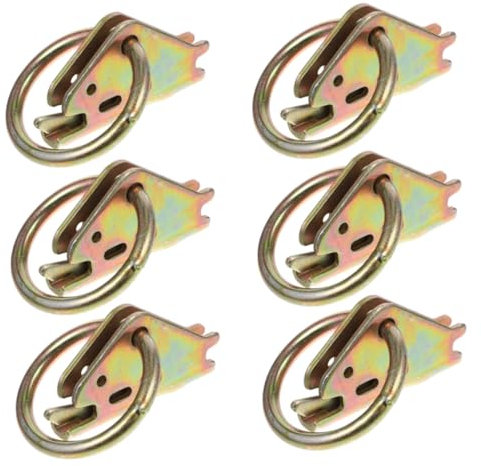 BELLIFFY 6 Pezzi Ancoraggio Rimorchio Acciaio Resistente Montaggio Superficiale Per Camper Carichi Pesanti