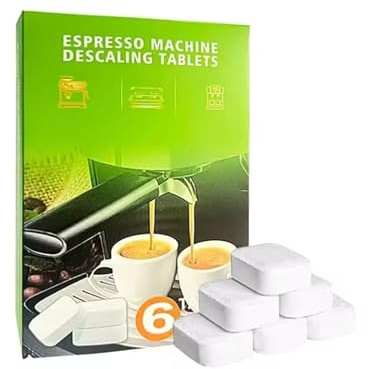 Kaffebryggare avkalkningstablett for kaffemaskin Avkalkningstabletter kompatibel med automatisk kaffebryggare -6/10 räkningar(Descaling-20g-6)