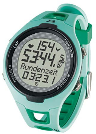 Sigma Sport Pulsuhr PC 15.11 neues Design, Herzfrequenz mit Brustgurt, EKG genau, wasserdicht, Mint, TU EU