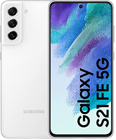 Samsung Galaxy S21 FE 5G, 128GB FR Version, Android Smartphone, Unlocked, Smartphone, 5G Phone, White