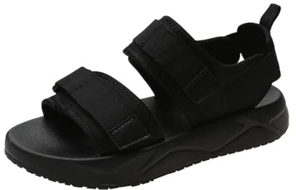 Fashion Sandals for Women Wide Open Toe Walking Sandals Fit Hiking Trekking Sandal With Adjustable Hook Easy On & Off Summer Flat Beach Shoes for Outdoor Sports Travel Shopping