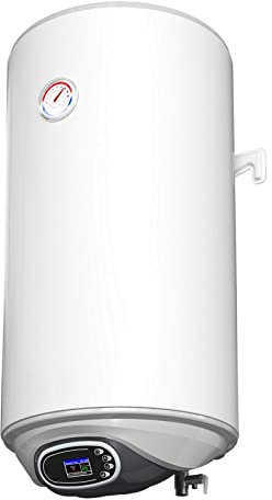 Warmwasserspeicher Elektrospeicher wandhängend mit elektronischer Steuerung und WIFI - 80 Liter 2kW 230V schmale/hohe Ausführung - SMART Control Selbstlernend Heizzeitprogramme