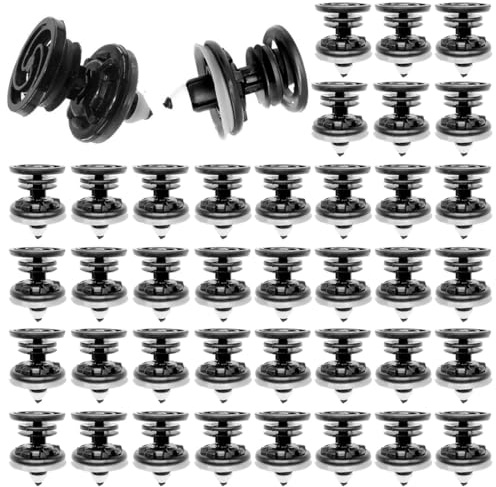 NHPY 40 Pièces Clips de Fixation Voiture Plastique pour Garniture Agrafe Panneau de Porte Intérieure Compatibles avec VW Golf 5 6 7 T4 T5 Passat Polo Skoda Caddy Audi A4 A5 A6
