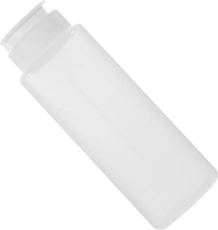 VALICLUD Botella De Squeeze Antigoteo Con Escala Dispensador De Reutilizable Para Cocina Para Salsas y Condimentos