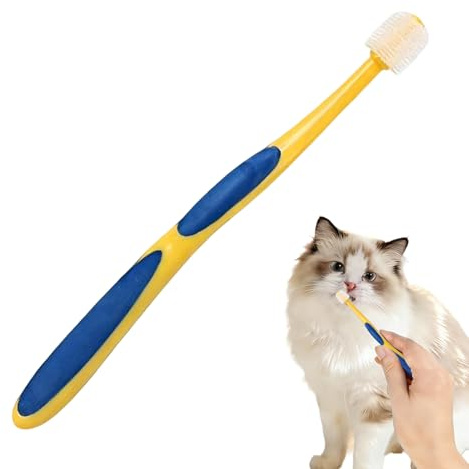 Kattungstandborste Verktyg för Tandköttsvård med Borst | Tandborste för valpar För hygien och hälsa, för valp, för kattunge, för senior, för små raser, för raser, för