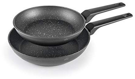 Lacor - 26400 - Ensemble deux Sartenes Forgé Aluminium, Antiadhésive, Adapté à tous les types de cuisines, y compris l’induction, induction complète, 20 et 24cm, Écologique et sans APFO