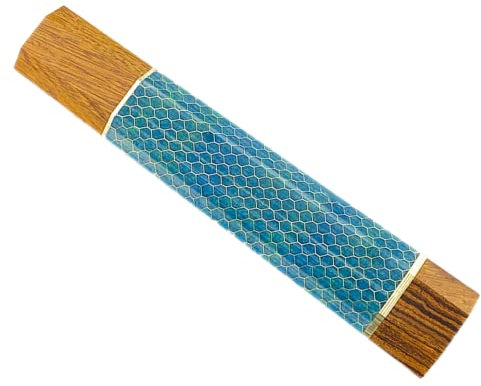 Aibote Vaxkaka harts knivhandtag trä japansk stil åttkantiga handtag material kniv tillverkning gör-det-själv verktyg för kök kock fisk filékniv utomhusknivar (17)