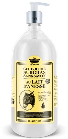 Gel doccia surgrasso senza sapone al latte d'asina 1L