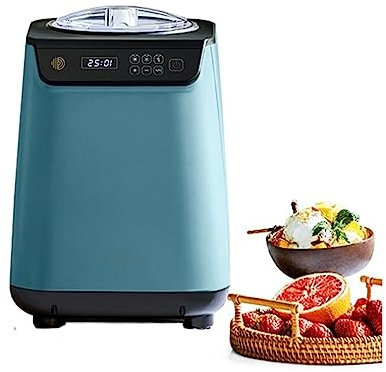 WAOCEO Sorbetière Sorbetiere Machine à crème glacée Machine Domestique et Commerciale Double Usage Automatique Rapide Crème glacée Maison DIY Bonbons glacés Gelato Maker