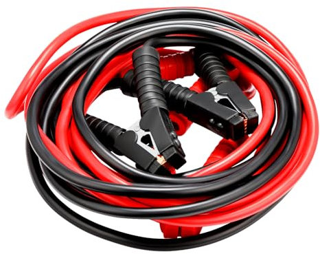 GEARCELL 6 Meters 3000 AMP 2X Jump Leads Heavy Duty Car Battery Jump Leads Booster Cables Jumper Cable With Gloves for Petrol Diesel Car Van Truck