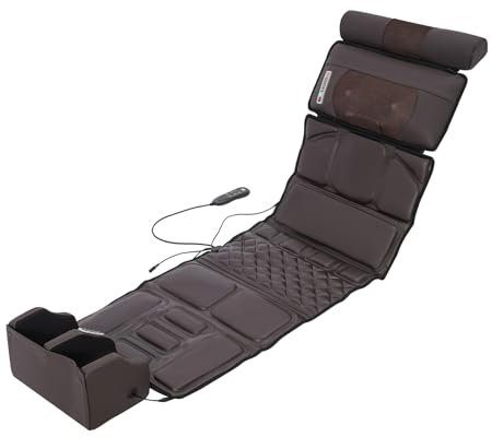 Alfombrilla de masaje, asiento de masaje con calor, asiento de masaje de espalda, masajeador de cuerpo entero, masajeador eléctrico de cuerpo entero
