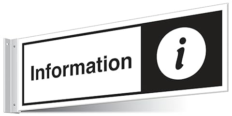 Panneau de sécurité V Safety Information Point - Paysage 450 x 150 mm - Panneau de sécurité intérieur 3 mm