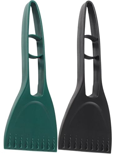 Ehuixinsheng 2Pcs Ice Scraper for Car Windscreen,No Scratches Windscreen Efficient Car Window Scraper Winter Snow Removal Deicer Scraper Ice Scraping for Car Snow