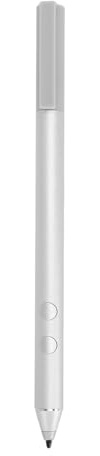 Jectse Stylus Pen 4096 Levels Pressure AAAA Batteri Passar för Pavilion X360 11m AD 15 BR X2 12 C0xx Palm Rejection (Silver)
