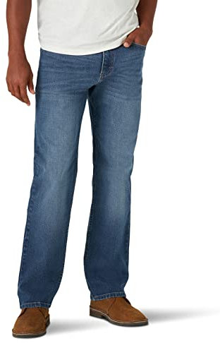 Wrangler Herren Free-to-Stretch Relaxed Fit Jeans, Milwaukee, 38W / 32L